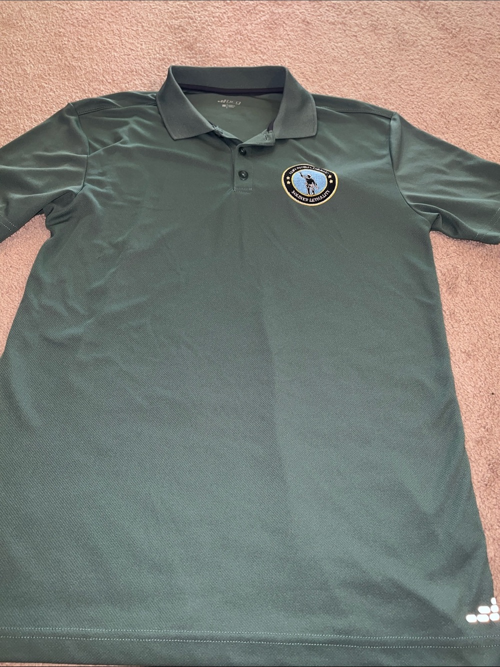BCG Army futures command patch light green Polo size medium